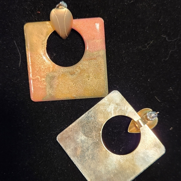 Vintage 90's earrings - Picture 2 of 2